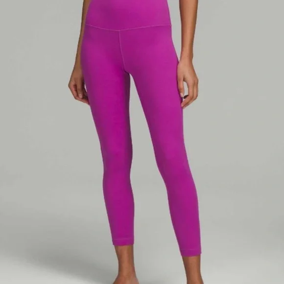 Lululemon Purple Vivid Plum High Rise Align Leggings Size 6 NWOT - Picture 1 of 7